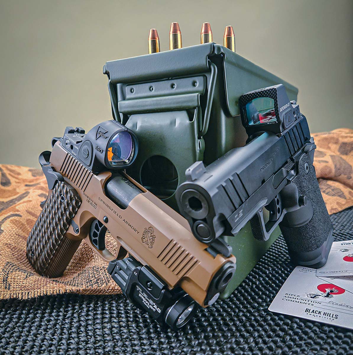 The Springfield Prodigy and TRP performed well after over 400 rounds of testing through each handgun.